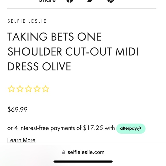 NWT Selfie Leslie Asymmetrical Cutout Dress - Picture 6 of 11